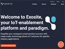 Tablet Screenshot of exosite.com