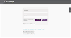 Desktop Screenshot of portals.exosite.com